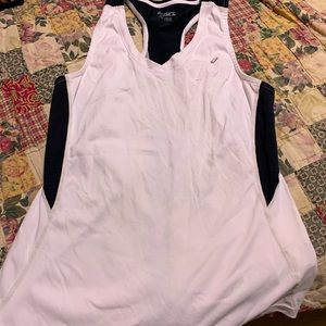 Oasics racer back sports tank